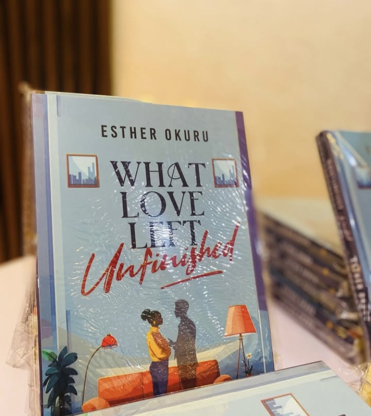 Book placed on a table